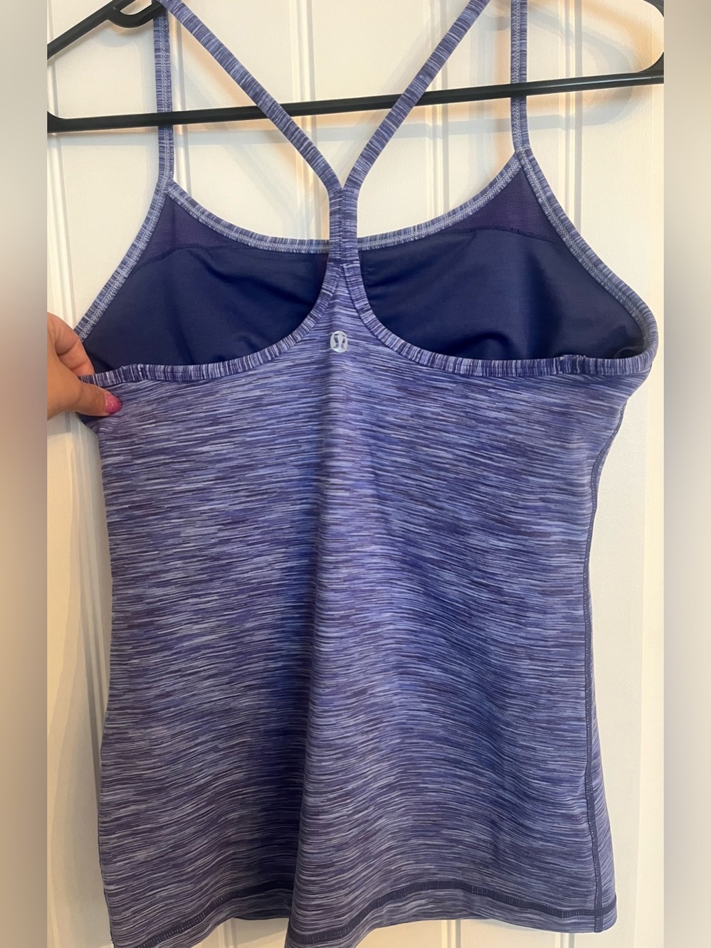 lululemon athletica Strappy Tank in Heathered Purple - size 8
